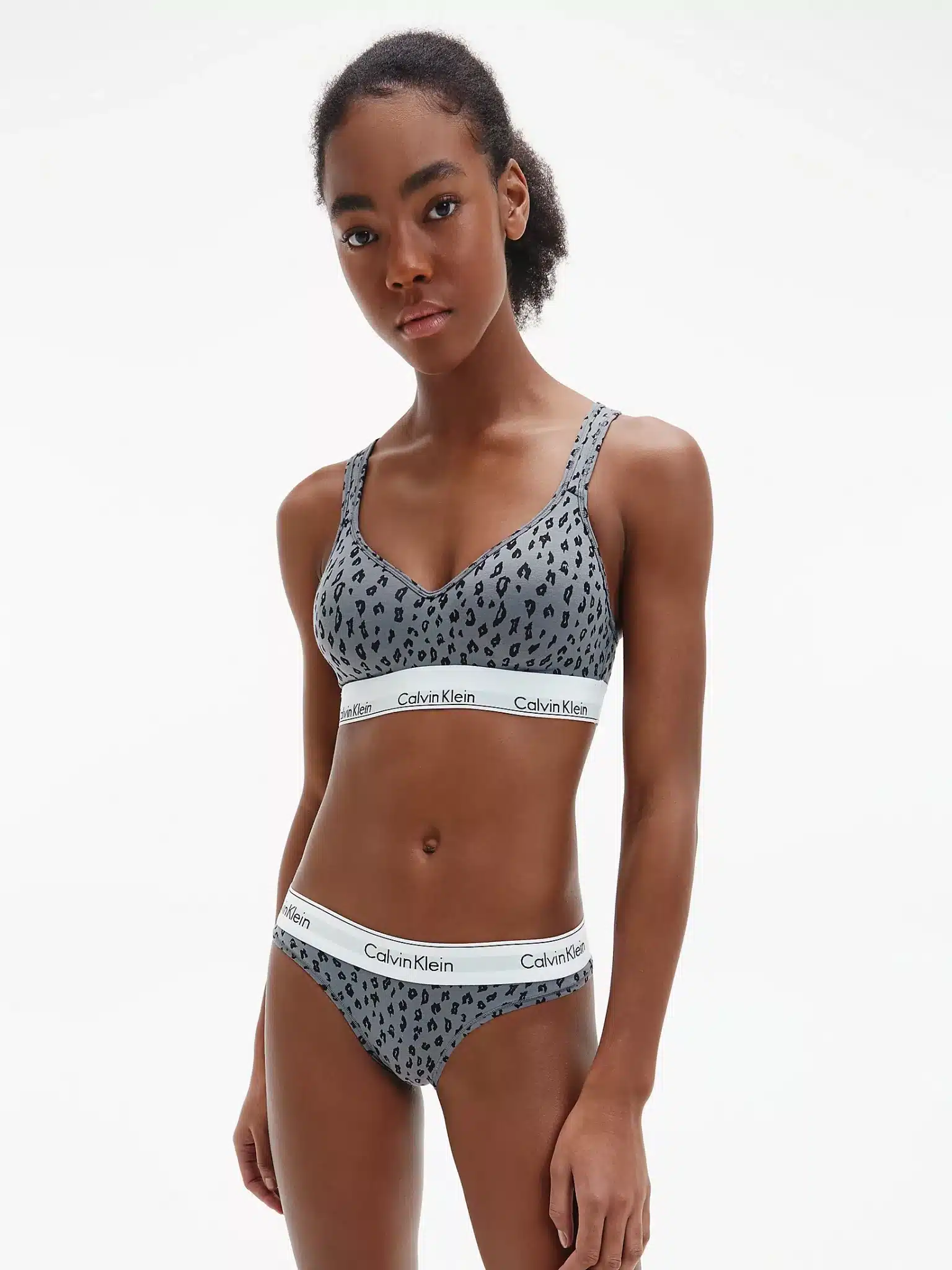 Buy Calvin Klein Bralette Lift Savannah Cheetah Scandinavian Fashion Store