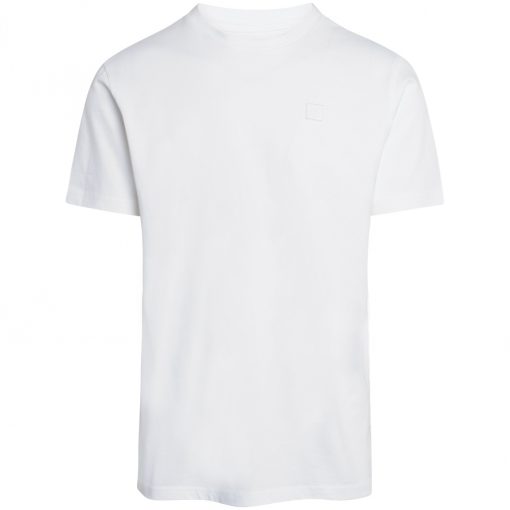 Knowledge Cotton Apparel Alder Badge Tee White