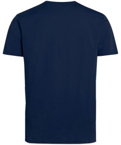 Knowledge Cotton Apparel Alder Brused Owl Tee Total Eclipse
