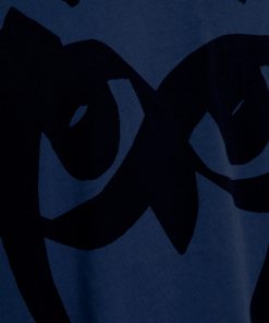 Knowledge Cotton Apparel Alder Brused Owl Tee Total Eclipse