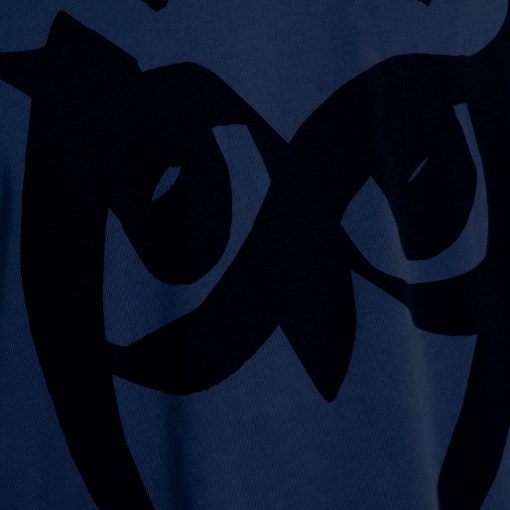 Knowledge Cotton Apparel Alder Brused Owl Tee Total Eclipse
