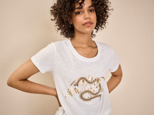 Mos Mosh Vee ss Tee White