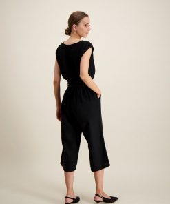 Balmuir Lucy Linen Top Black