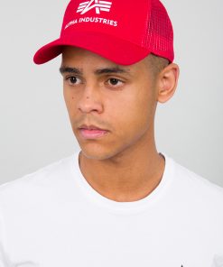 Alpha Industries Basic Trucker Cap Speed Red