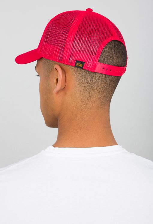 Alpha Industries Basic Trucker Cap Speed Red