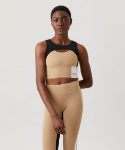Björn Borg Overlap Crop Top Cornstalk
