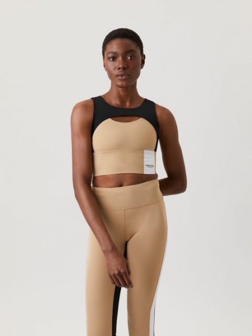 Björn Borg Overlap Crop Top Cornstalk