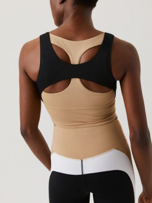 Björn Borg Overlap Crop Top Cornstalk