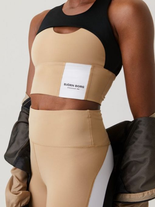 Björn Borg Overlap Crop Top Cornstalk