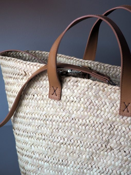 Balmuir Beatrice Straw Shopper Cognag