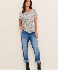 Part Two Gesina T-shirt Wallpaper Scratch/Navy