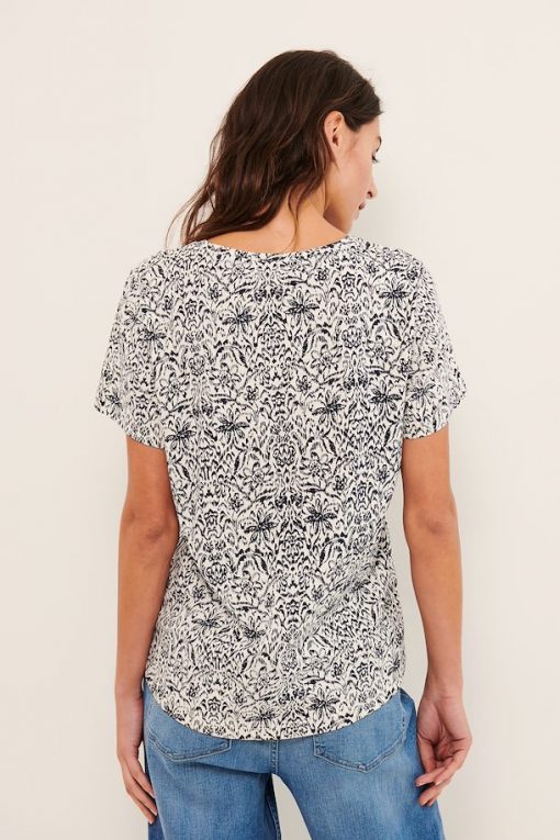 Part Two Gesina T-shirt Wallpaper Scratch/Navy