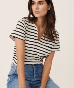 Part Two Gesina T-shirt Stripe/Black