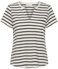 Part Two Gesina T-shirt Stripe/Black