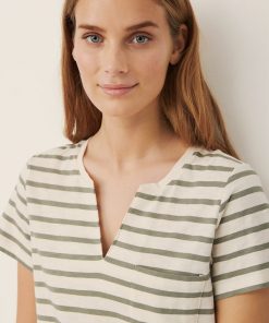 Part Two Gesina T-shirt Stripe/Vetiver