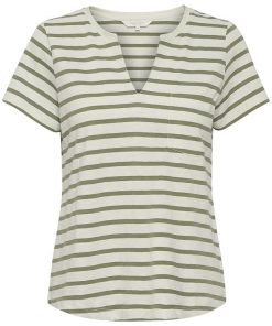 Part Two Gesina T-shirt Stripe/Vetiver
