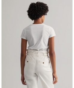 Gant Woman Lock Up T-shirt White