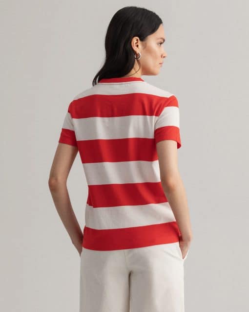 Gant Woman Nautical T-shirt Lava Red