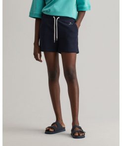 Gant Woman Sweat Shorts Evening Blue