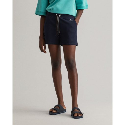 Gant Woman Sweat Shorts Evening Blue