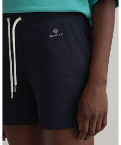 Gant Woman Sweat Shorts Evening Blue