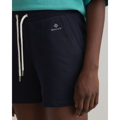 Gant Woman Sweat Shorts Evening Blue