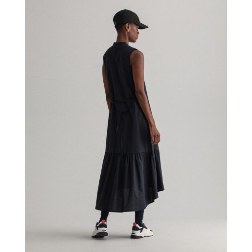 Gant Woman Polin Midi Dress Black