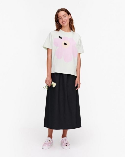 Marimekko Vaikutus Unikko T-shirt Light Green