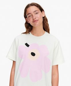Marimekko Vaikutus Unikko T-shirt Light Green