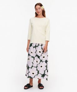 Marimekko Ilma Tasaraita T-shirt Yellow