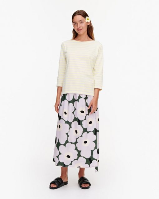 Marimekko Ilma Tasaraita T-shirt Yellow