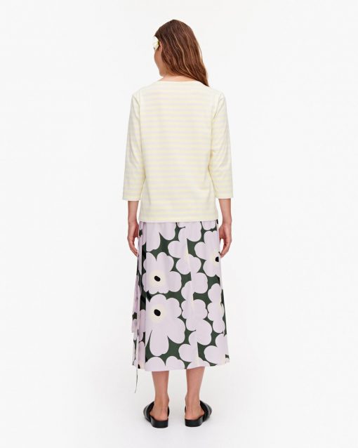 Marimekko Ilma Tasaraita T-shirt Yellow