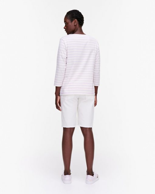 Marimekko Ilma Tasaraita T-shirt Lavender