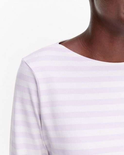 Marimekko Ilma Tasaraita T-shirt Lavender