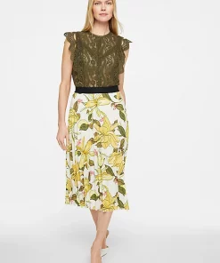 Comma, Lace Top Khaki