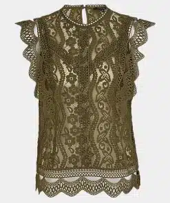 Comma, Lace Top Khaki