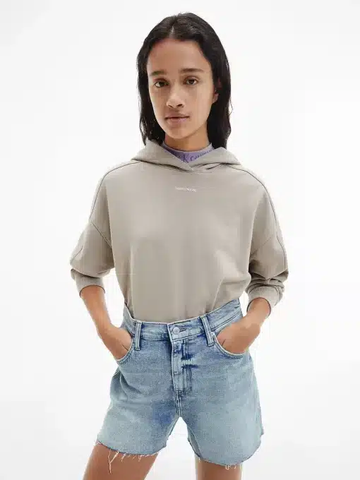 Calvin Klein Micro Branding Hoodie String