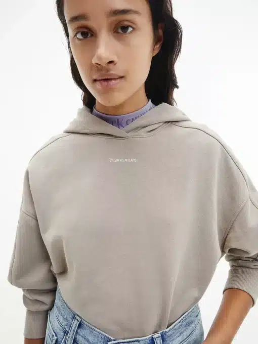 Calvin Klein Micro Branding Hoodie String