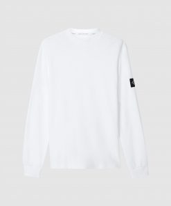 Calvin klein Long Sleeve Waffle T-shirt White