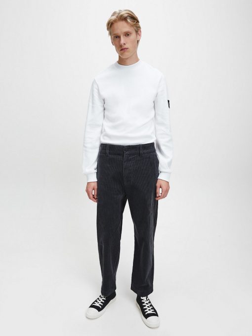 Calvin klein Long Sleeve Waffle T-shirt White