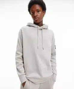 Calvin Klein Waffle Knit Badge Hoodie String