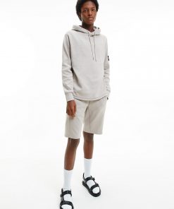 Calvin Klein Waffle Knit Badge Hoodie String
