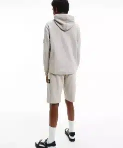 Calvin Klein Waffle Knit Badge Hoodie String