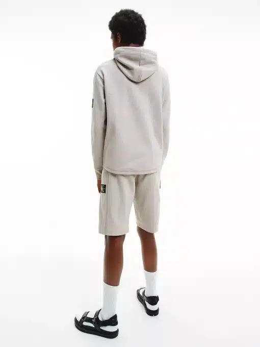 Calvin Klein Waffle Knit Badge Hoodie String