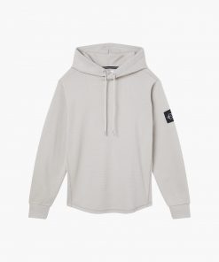 Calvin Klein Waffle Knit Badge Hoodie String