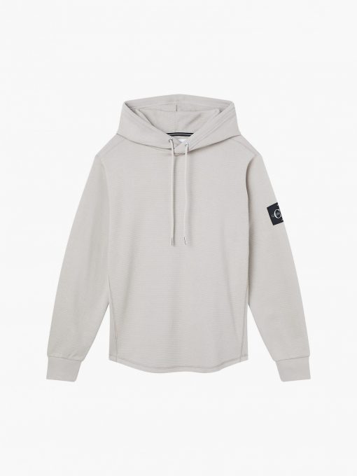 Calvin Klein Waffle Knit Badge Hoodie String