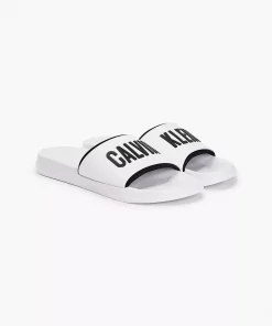 Calvin Klein Sliders White