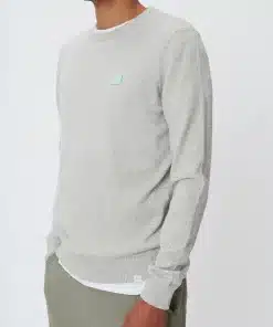 Les Deux Etienne Cashton Knit Light Grey Melange