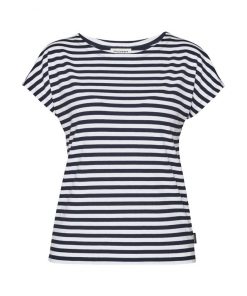 Holebrook Kajsa Capsleeve T-shirt Navy/White