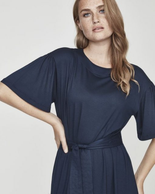 Holebrook Kajsa Slit Dress Navy